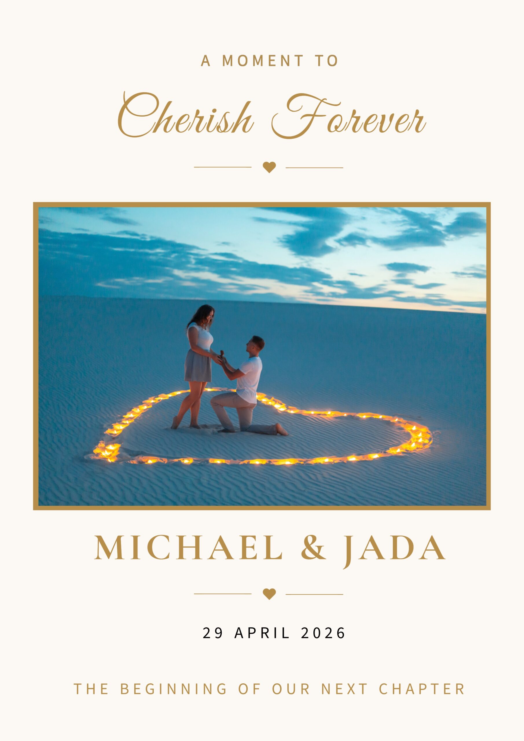 custom proposal memory photo print