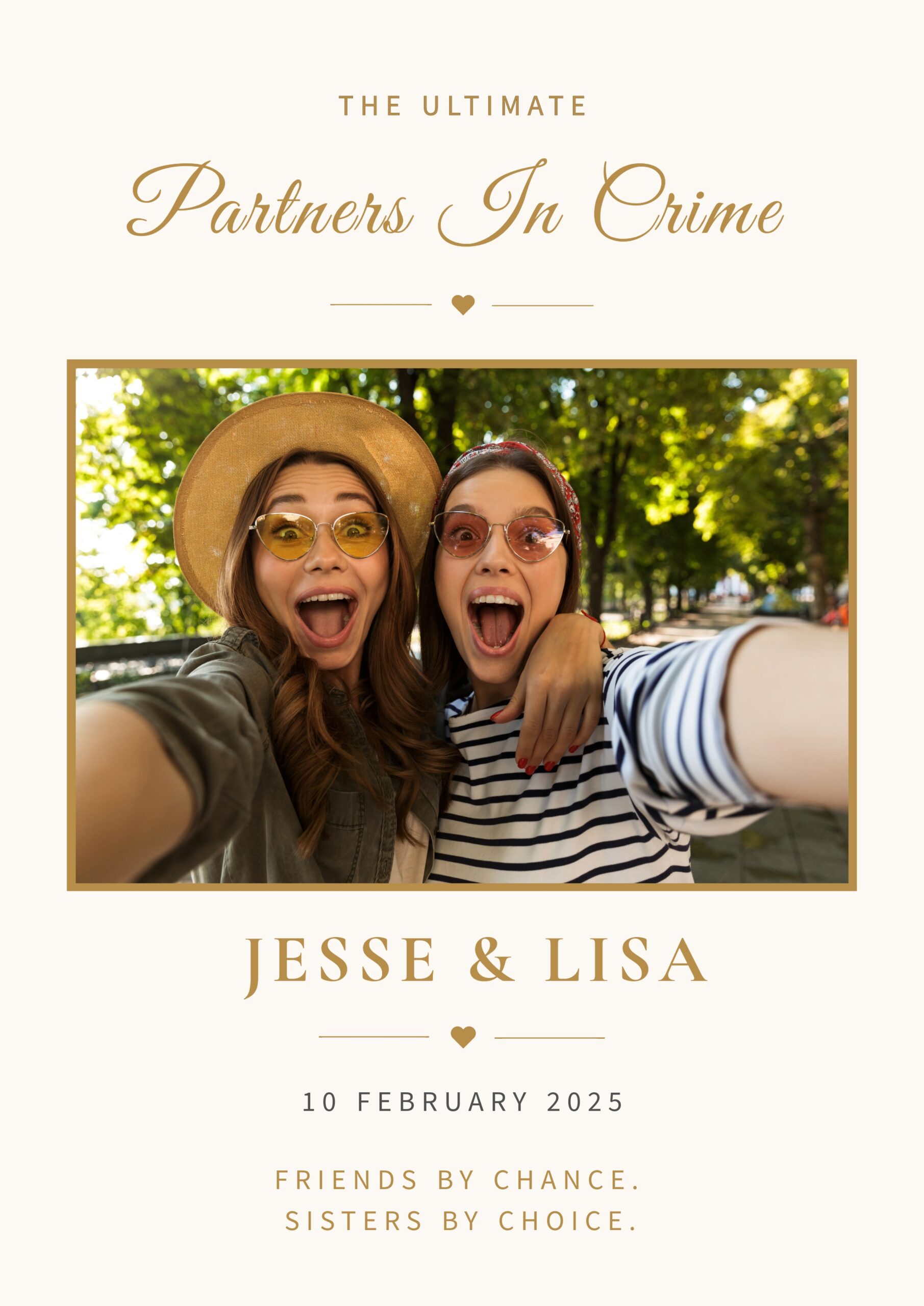 Partners In Crime Best Friends Keepsake | Classic Elegance - Image 2