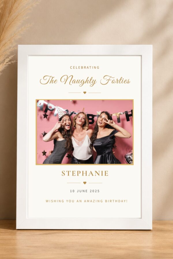 birthday keepsake