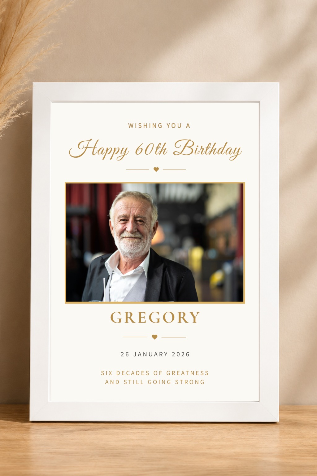Milestone Birthday Keepsake (21st, 40th, 50th, etc.) | Classic Elegance - Image 2