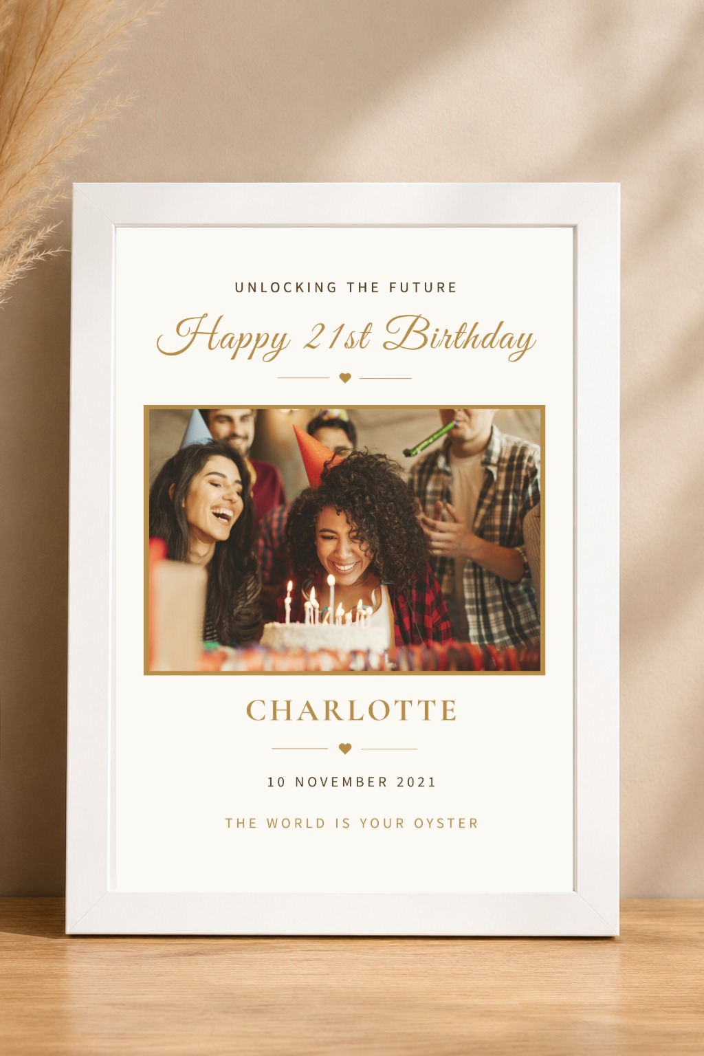 personalised 21st birthday keepsake