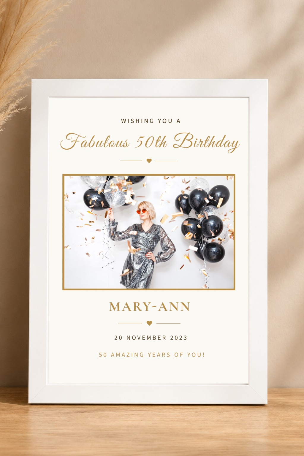 Milestone Birthday Keepsake (21st, 40th, 50th, etc.) | Classic Elegance - Image 3