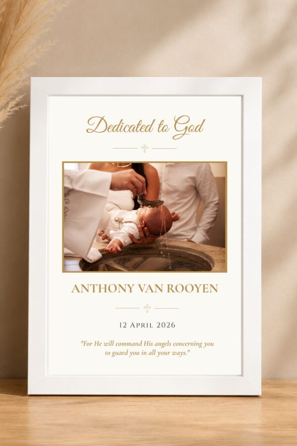 christening keepsake