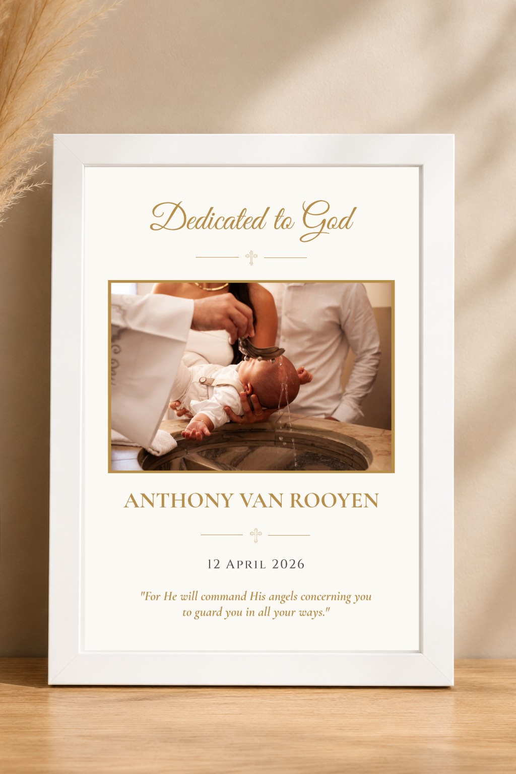 christening keepsake
