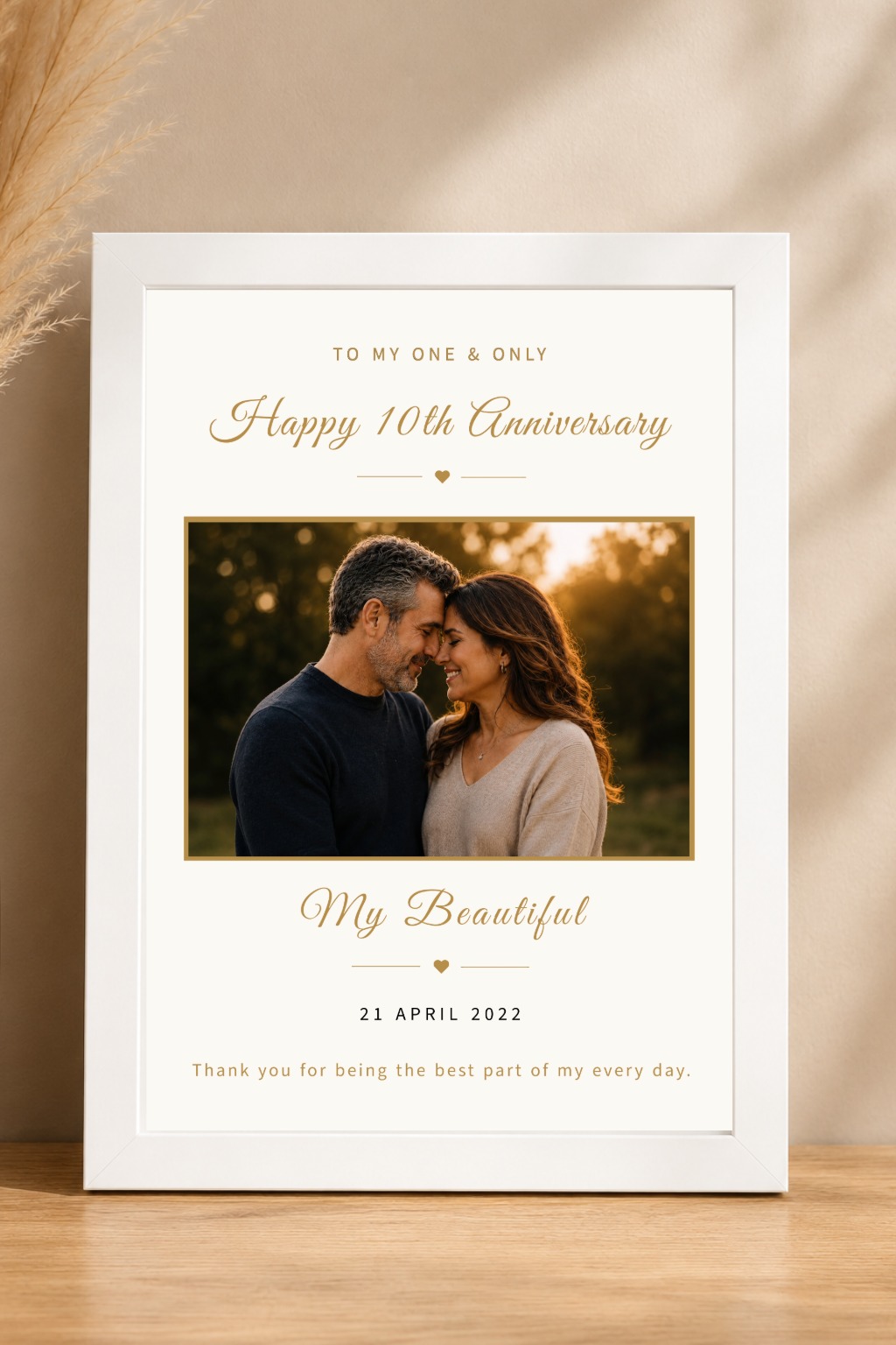 wedding anniversary keepsake