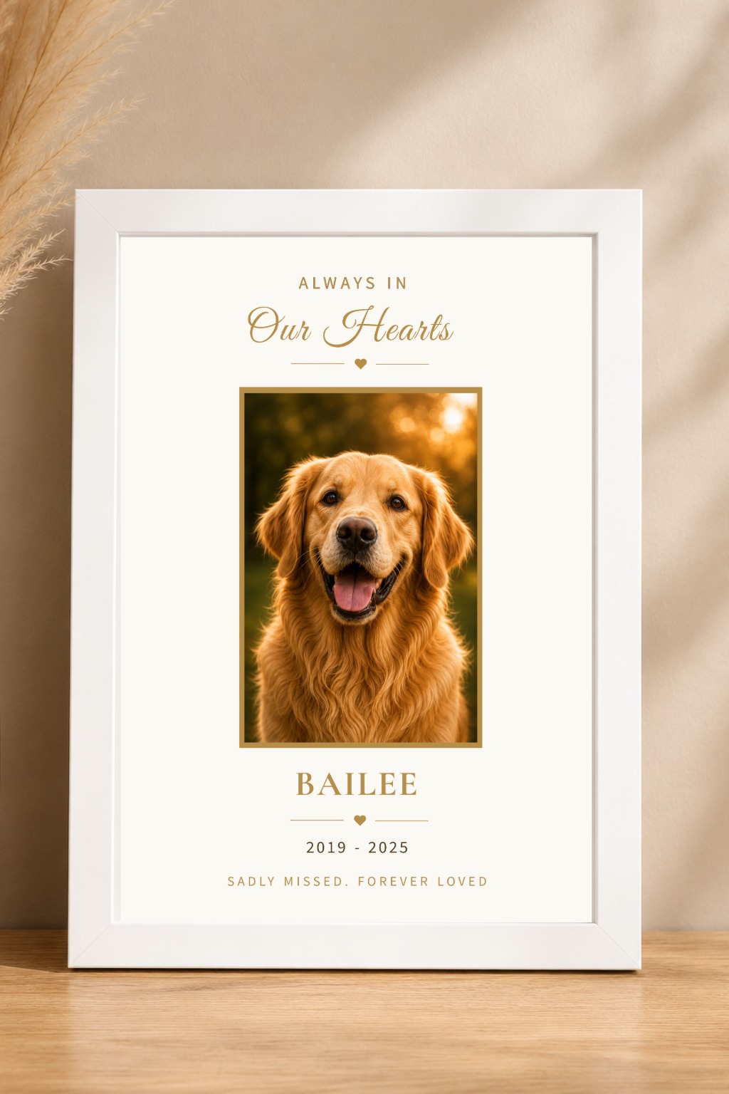 pet memorial keepsake
